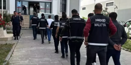 Malatya'da Uyuşturucu Operasyonu: 17 Tutuklama