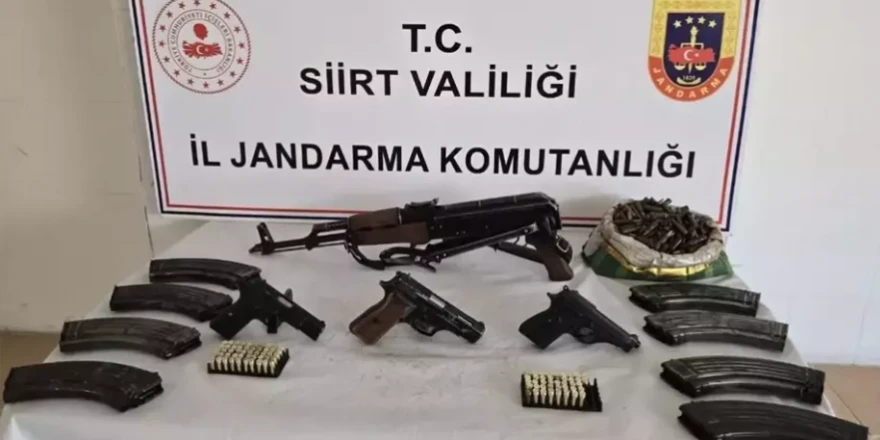 Siirt'te Silah Kaçakçılığı Operasyonu