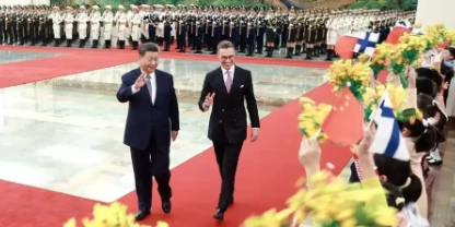 Xi Jinping ve Alexander Stubb Beijing'de